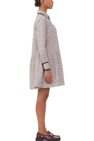 Biologisch Katoenen Blouse-jurk - Grijs en Beige