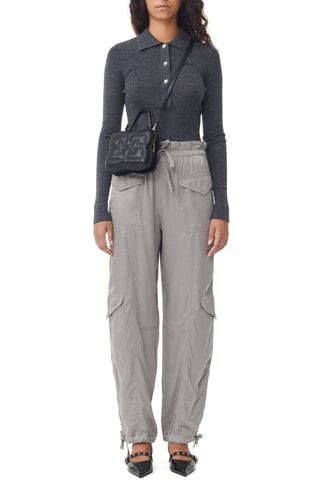 Broek Hoge Taille - Lichtgrijs