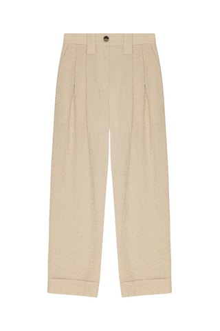 7/8 Broek met Hoge Taille - Beige