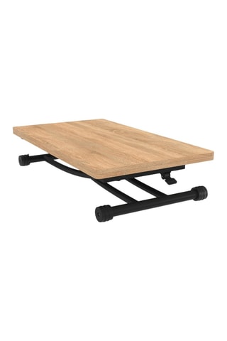 Mesa ajustable Tribeca - Natural y negro