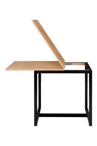 Mesa Manufacture - Imitación madera y negro