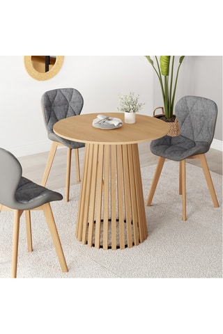 Mesa de comedor Camélia - 80 x 80 x 75 cm