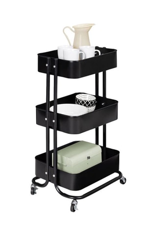 Mueble auxiliar de cocina - Negro