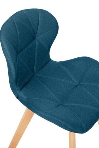 4 sillas de madera y caucho Gatsby - 50 x 79 x 48 cm