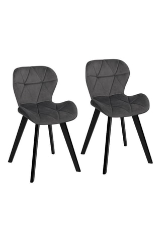 2 sillas de madera Daisy - 46 x 79 x 50 cm