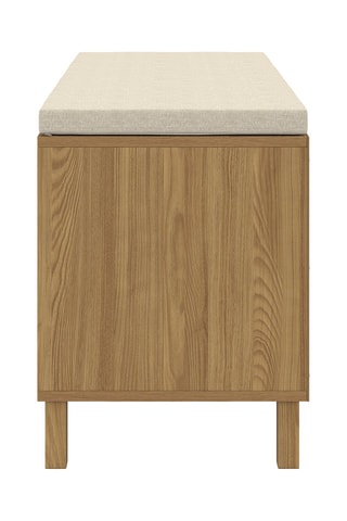 Banco con zapatero para 6 pares Erin - 100 x 51 x 30 cm