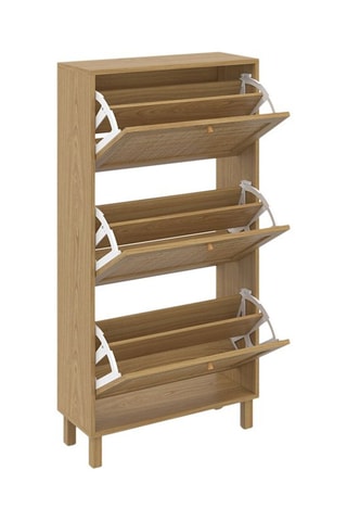 Zapatero de 3 puertas abatibles Erin - 60 x 118 x 23,5 cm