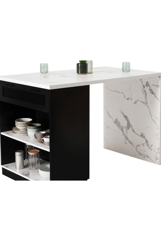 Isla central de cocina Marius - 130 x 90,5 x 80