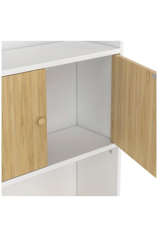 Mueble de aseo de 2 puertas - 58 x 19,5 x 178 cm