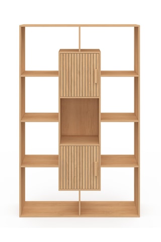 Estantería de 2 puertas Faustine - 143 x 90 x 30 cm