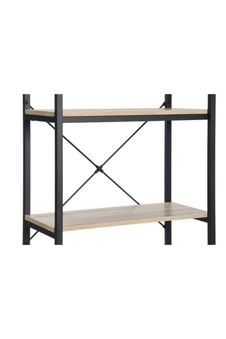 Estantería Manufacture -  Negro e imitación madera