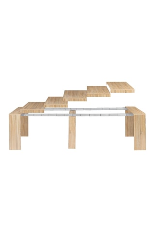 Consola extensible Nora - 
Imitación madera