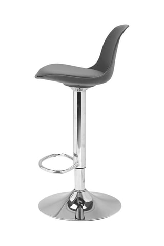 2 taburetes Karl - Gris - 63-84 cm