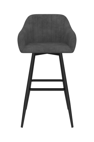 2 taburetes Ariana - Gris oscuro