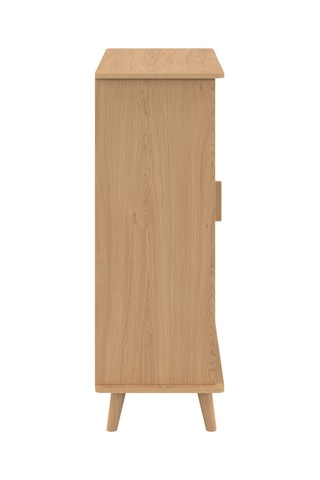 Aparador de 1 puerta Faustine - 81 x 70 x 30 cm