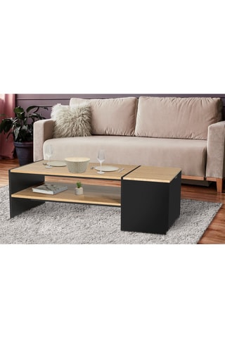 Mesa de centro con arcón Zoe - 110 x 60 x 36 cm