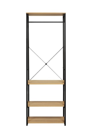 Guardarropa Manufacture - Modelo pequeño - Negro e imitación madera