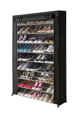 Zapatero con funda Bali - Negro