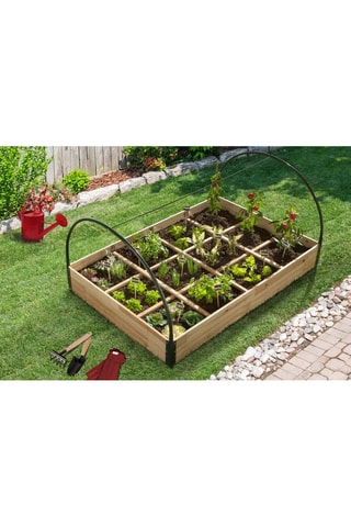 Huerto de madera - 115 x 80 x 54 cm - 0,9 m²