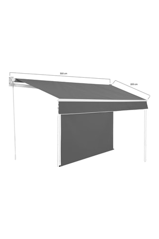 Toldo vertical Genova  3 x 2 m gris