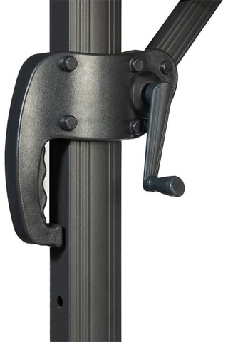 Sombrilla 360° excéntrica con funda - 12 m²