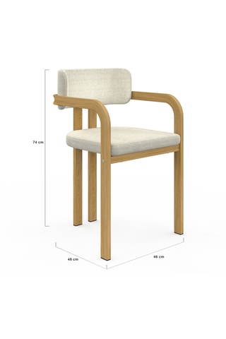 2 sillas Elsa - 46 x 74 x 48 cm