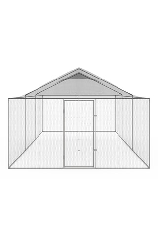 Pajarera con red - 18 m² - Gris