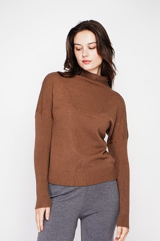 Maglia oversize - Marrone