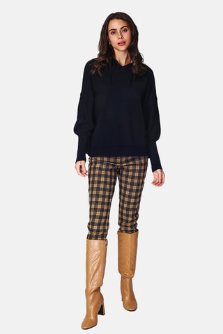 Maglia con cappuccio - Nero