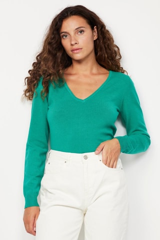 Maglia in cashmere - Verde smeraldo