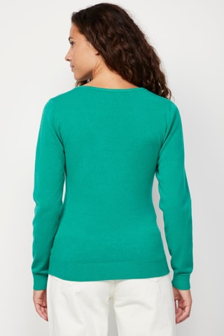 Maglia in cashmere - Verde smeraldo