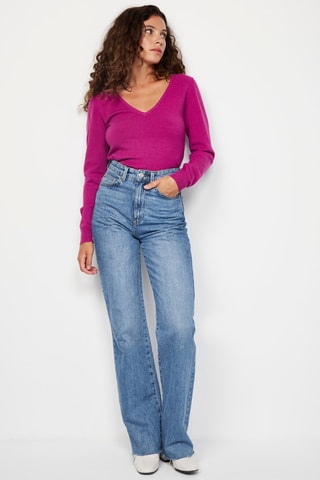 Maglia in cashmere - Fucsia