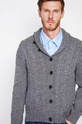 Cardigan - Grigio melange