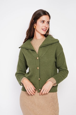 Cardigan oversize - Kaki