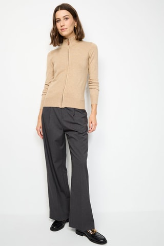 Cardigan - Beige melange