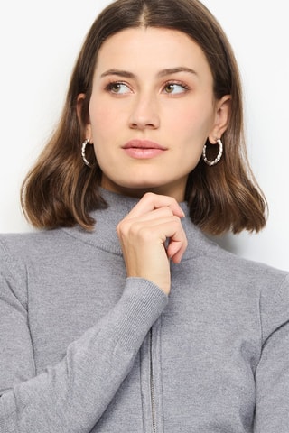 Cardigan - Grigio chiaro melange