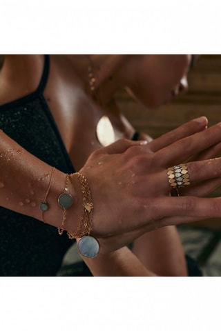 Anillo - Oro rosa y diamantes