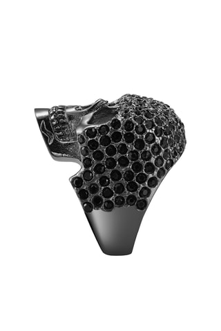 Anillo chapado en ion gris Eager