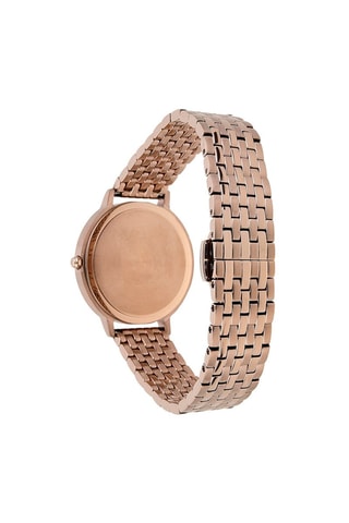 Reloj de cuarzo de acero Kappa -  Rosa