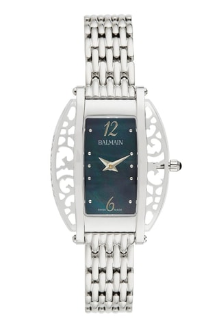 Reloj de cuarzo de acero y nácar Fairy Arabesques