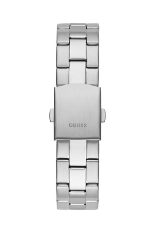 Reloj de cuarzo de acero - Plateado