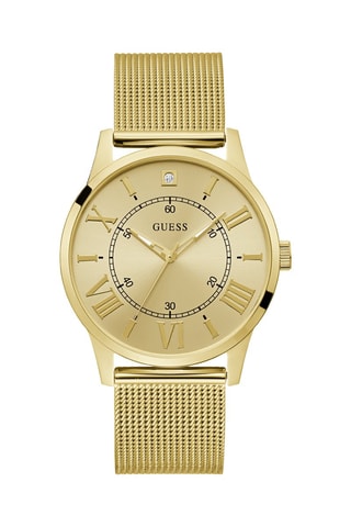 Reloj de cuarzo de acero - Dorado