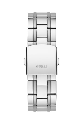 Reloj de cuarzo de acero - Plateado