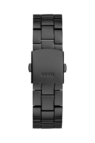 Reloj de cuarzo de acero - Negro