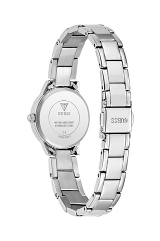 Reloj de cuarzo de acero inoxidable - Plateado