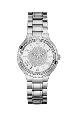 Reloj de cuarzo de acero inoxidable - Plateado