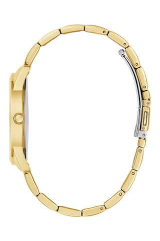 Reloj de cuarzo de acero inoxidable - Dorado