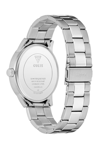 Reloj de cuarzo de acero inoxidable - Plateado