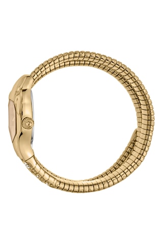 Reloj de cuarzo de acero - Dorado