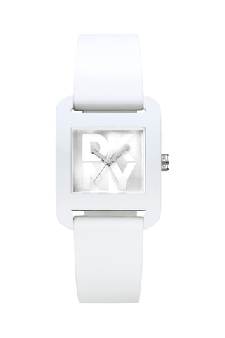 Reloj de cuarzo de silicona - Blanco